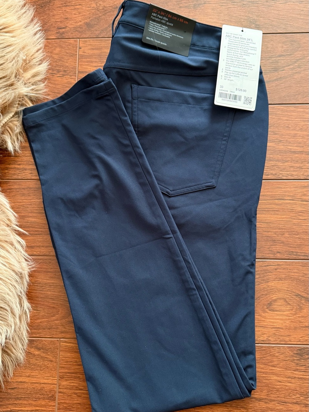 Lululemon true Navy ABC Pants Slim 34" L #slim #trousers
33” inseam